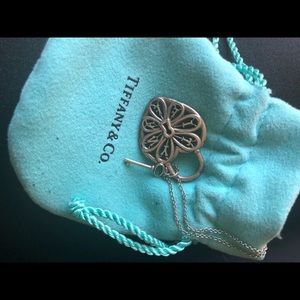 Sterling silver heart shaped Tiffany’s necklace